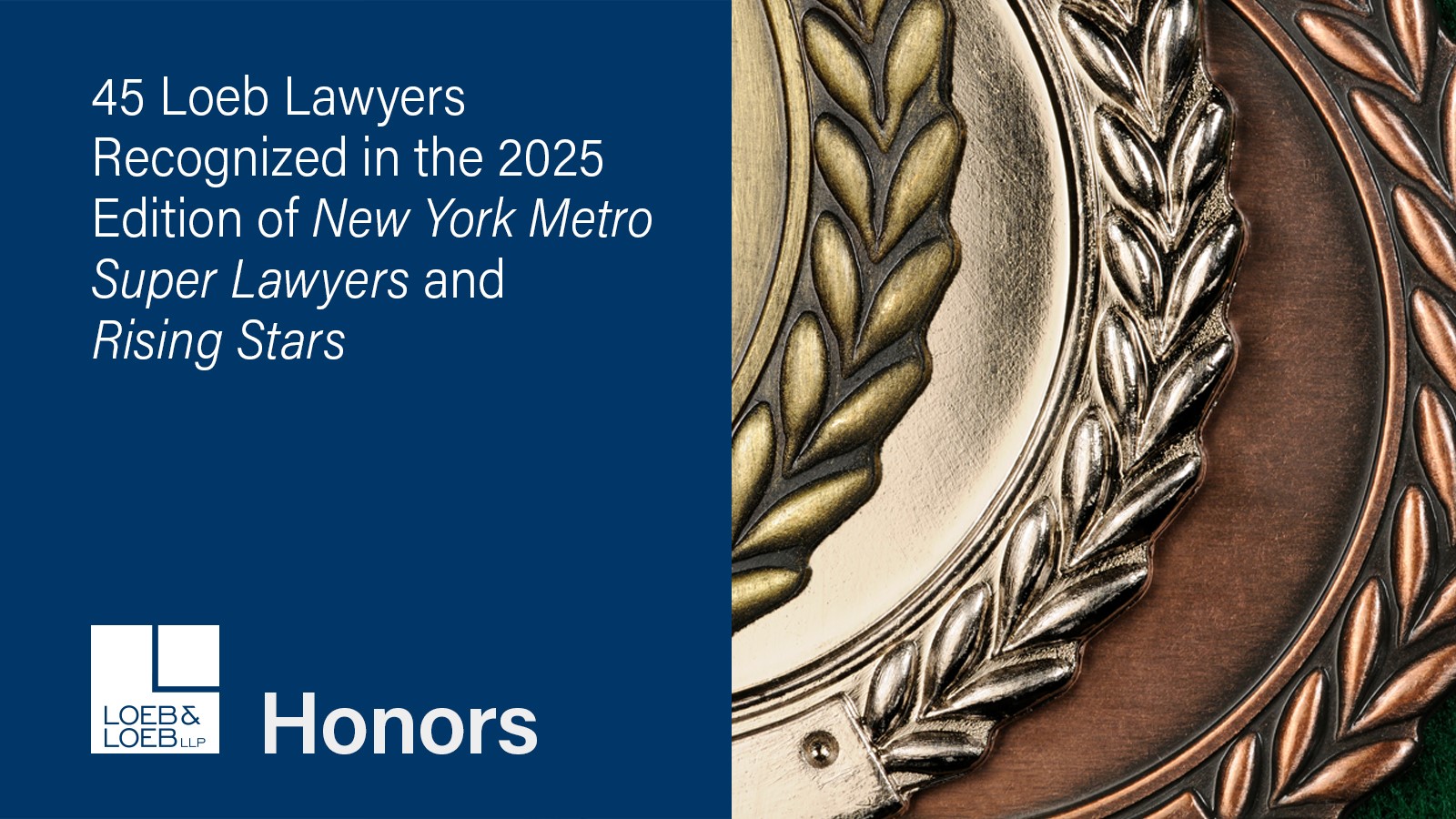 45 Loeb Lawyers Recognized in the 2025 Edition of New York Metro Super ...
