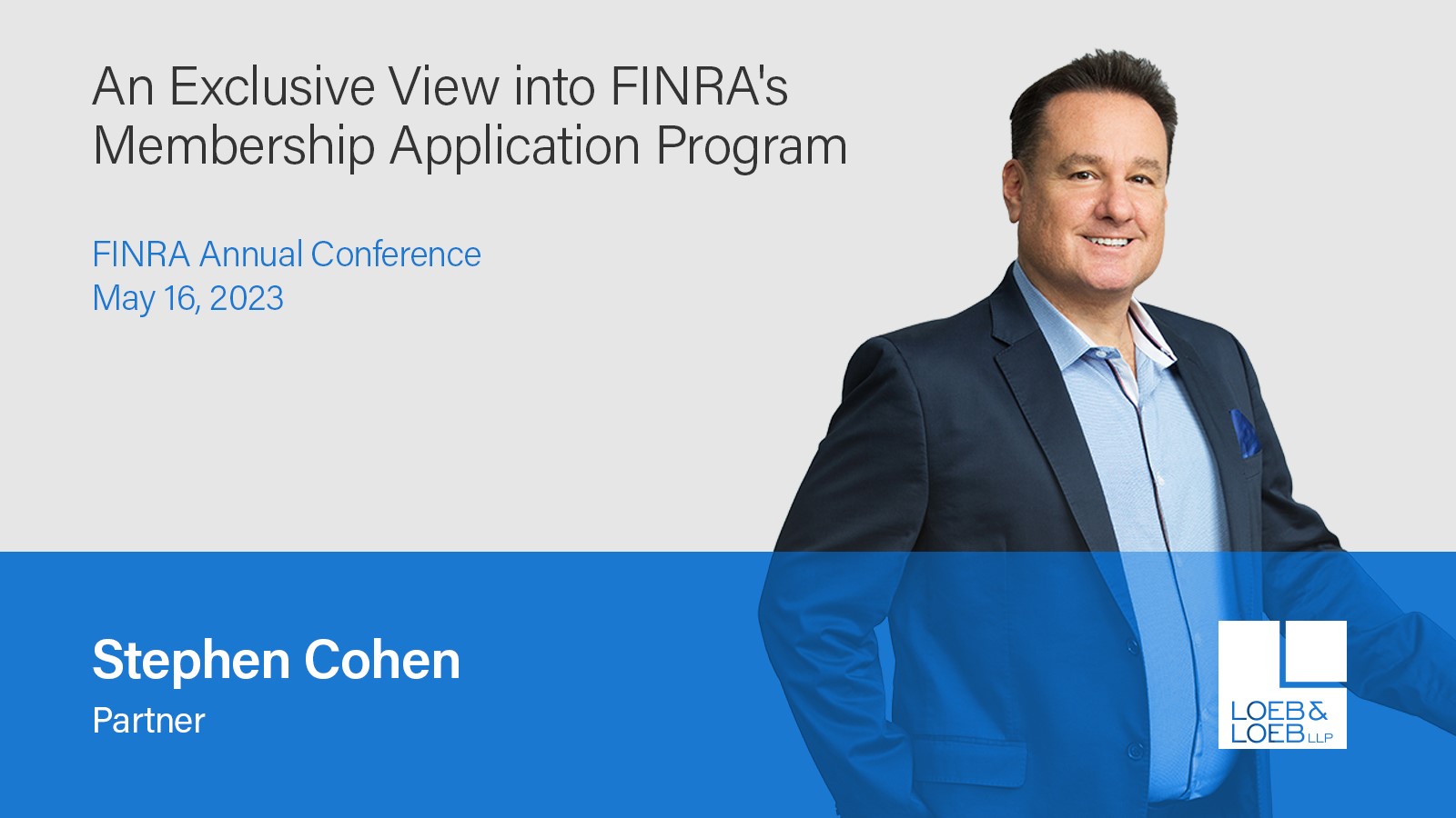 FINRA Annual Conference | Loeb & Loeb LLP