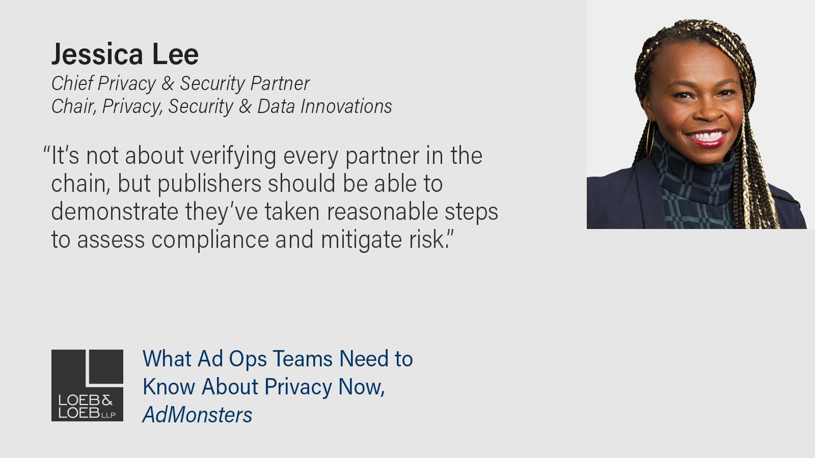 What Ad Ops Teams Need to Know About Privacy Now | Loeb & Loeb LLP